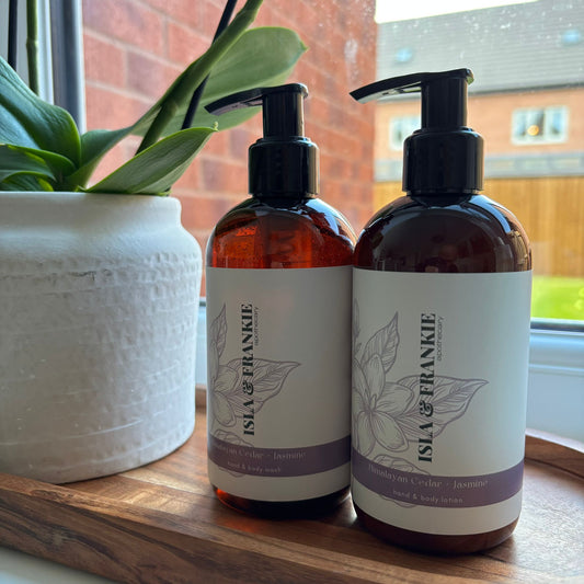 Himalayan Cedar & Jasmine — Hand & Body Wash & Lotion Set