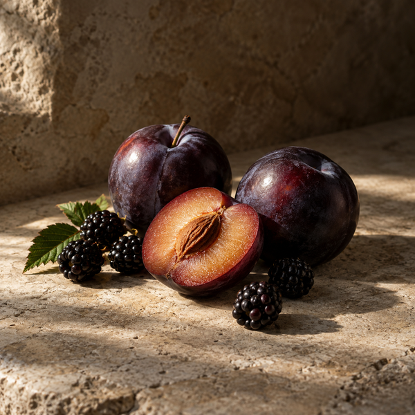 plum fragrance note still life
